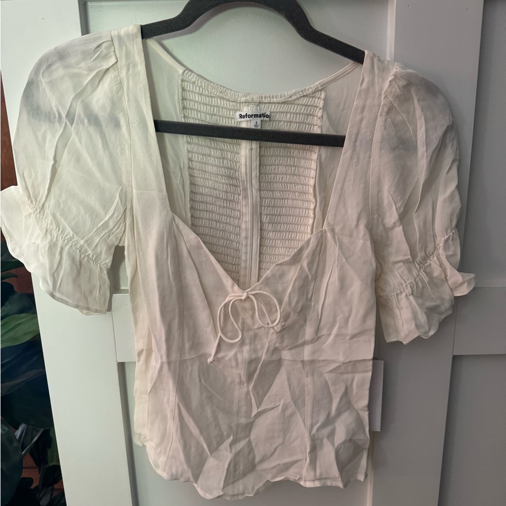 NWT Reformation Delevan top - Picture 4 of 7